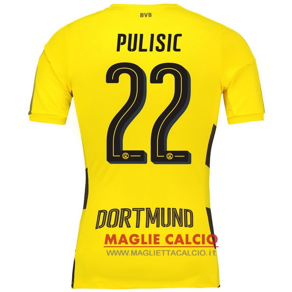 maglietta borussia dortmund 2017-2018 pulisic 22 prima